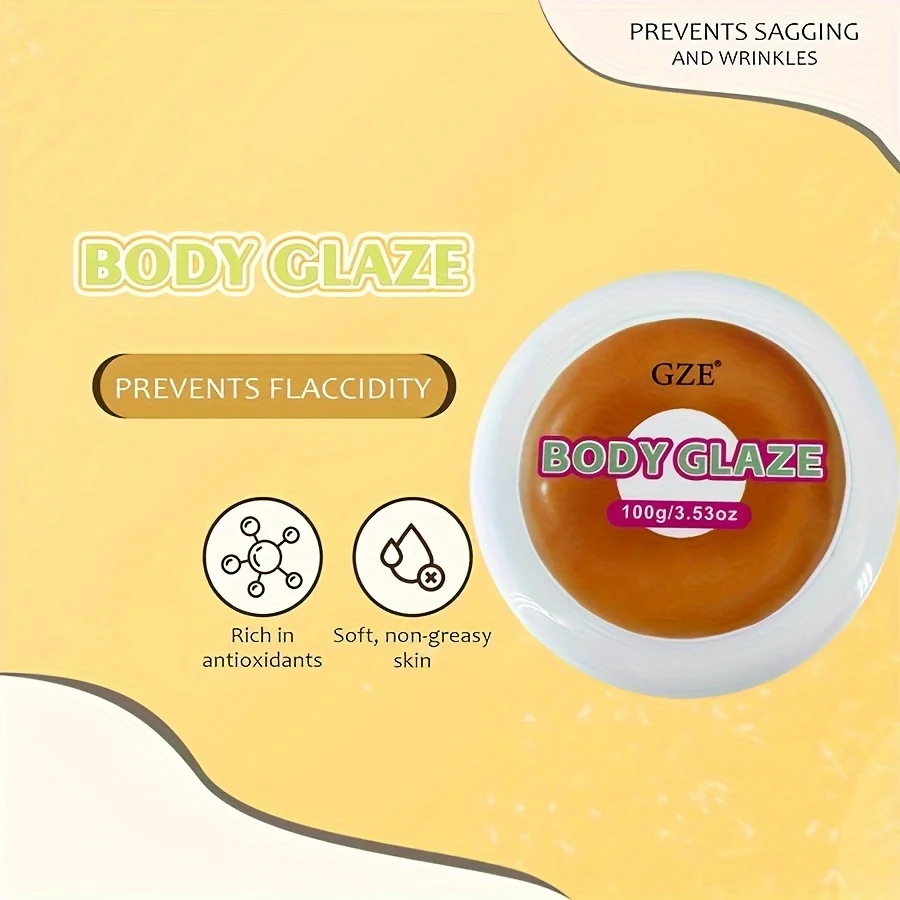 GZE BODY GLAZE Deep Moisturizing And Firming - Smooth Dry Skin For Both Men And Women Silky Smooth Skin Exfoliating Gel 2