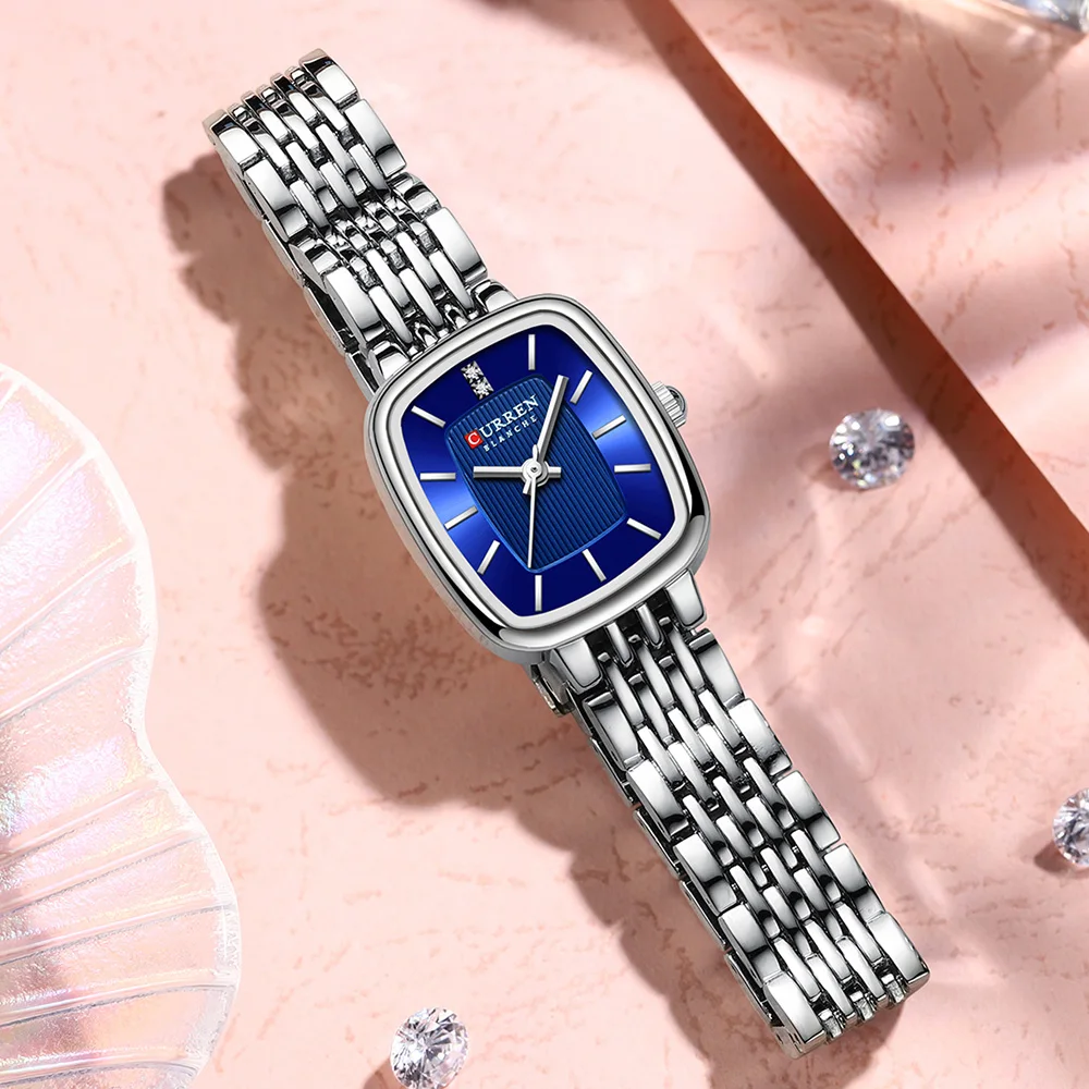 Top Brand CURREN Luxury Women Watches Stainless Steel Band Waterproof Female Quartz Wristwatch Romantic Montre Femme 2023 6