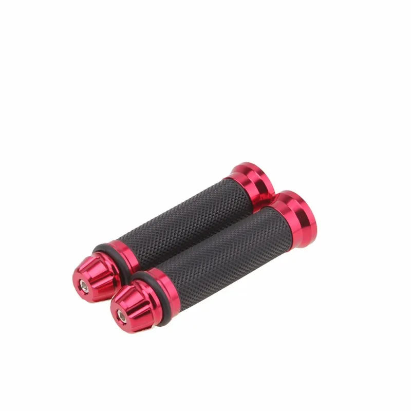 7/8 ''1'' Fashion Red Universal Moto Manubri Manopole In Gomma Bar 22Mm Manubrio Moto Accessori Motocross Racing Bike