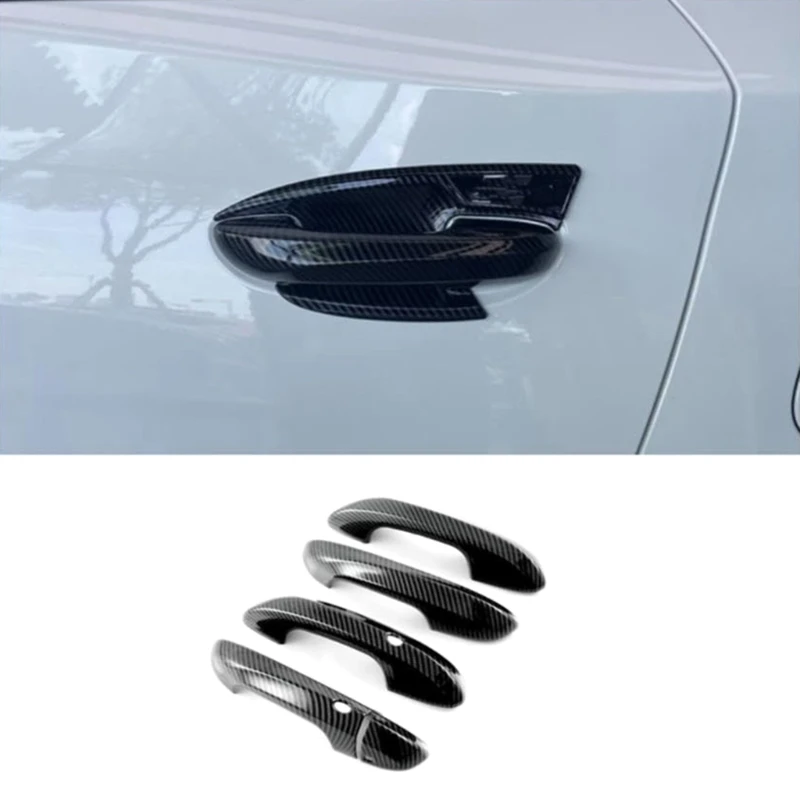 

Carbon Fiber Outside Exterior Trim Decoration Compatible for MGMulan Front Rear Left Right Door Handle Frame Cover Drop Shipping