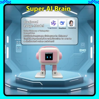 AI EMO Robot ESP32-S3 Controllo principale Schermo da 1,54 pollici Robot interattivo intelligente Riconoscimento vocale Compagno per bambino