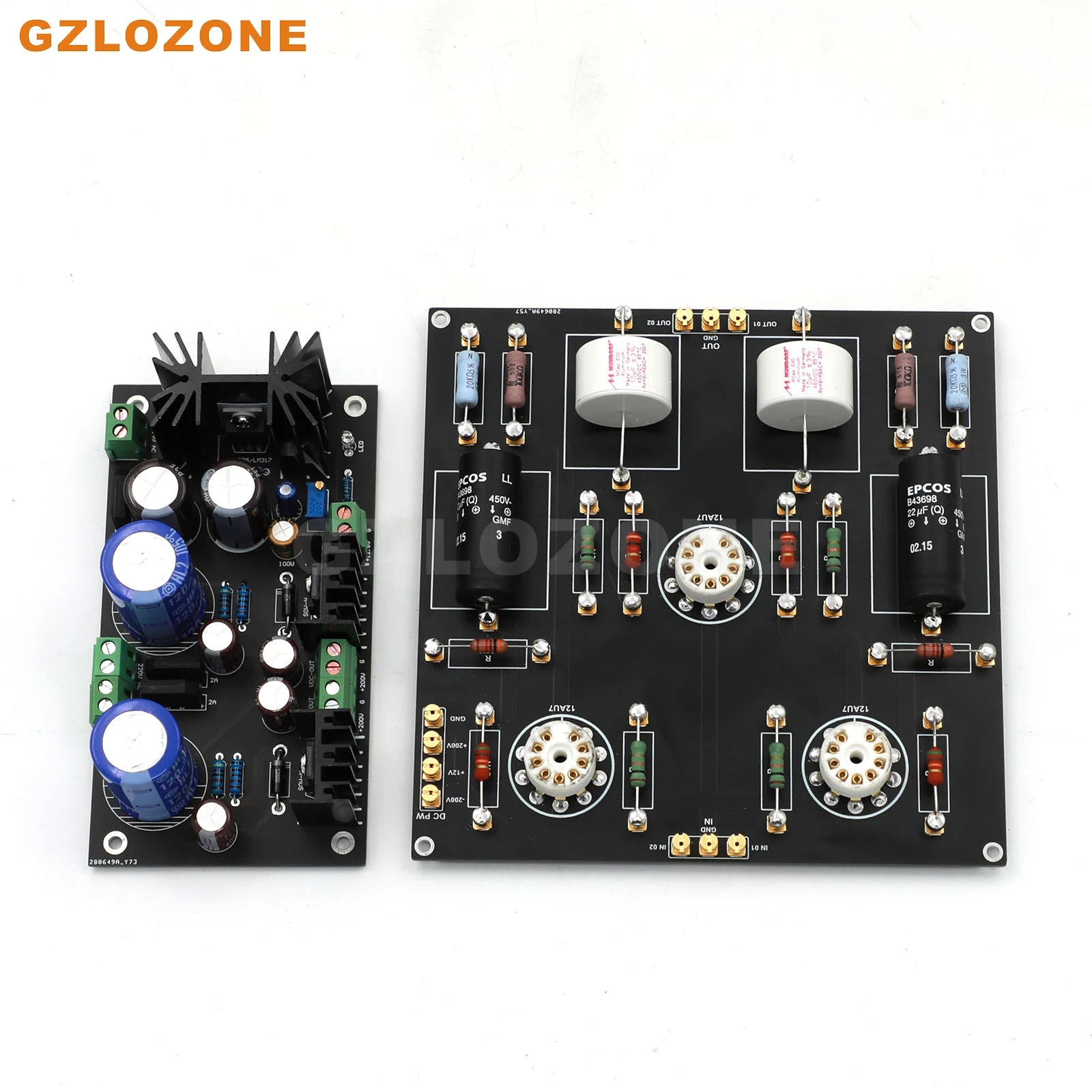 

Assembled Ground Grid Preamp GG Tube Preamplifier Board With Power Supply Board / PSU (B6-21)