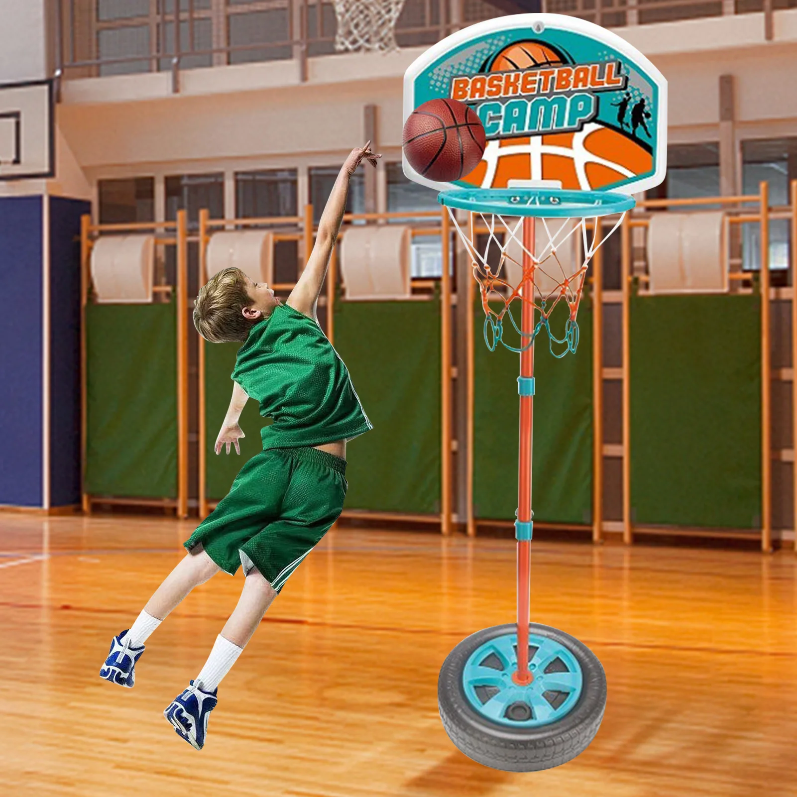 Adjustable Height Kids Basketball Hoop Kids Basketball Hoop With Electronic Scoreboard For Outdoors & Indoors Gifts For