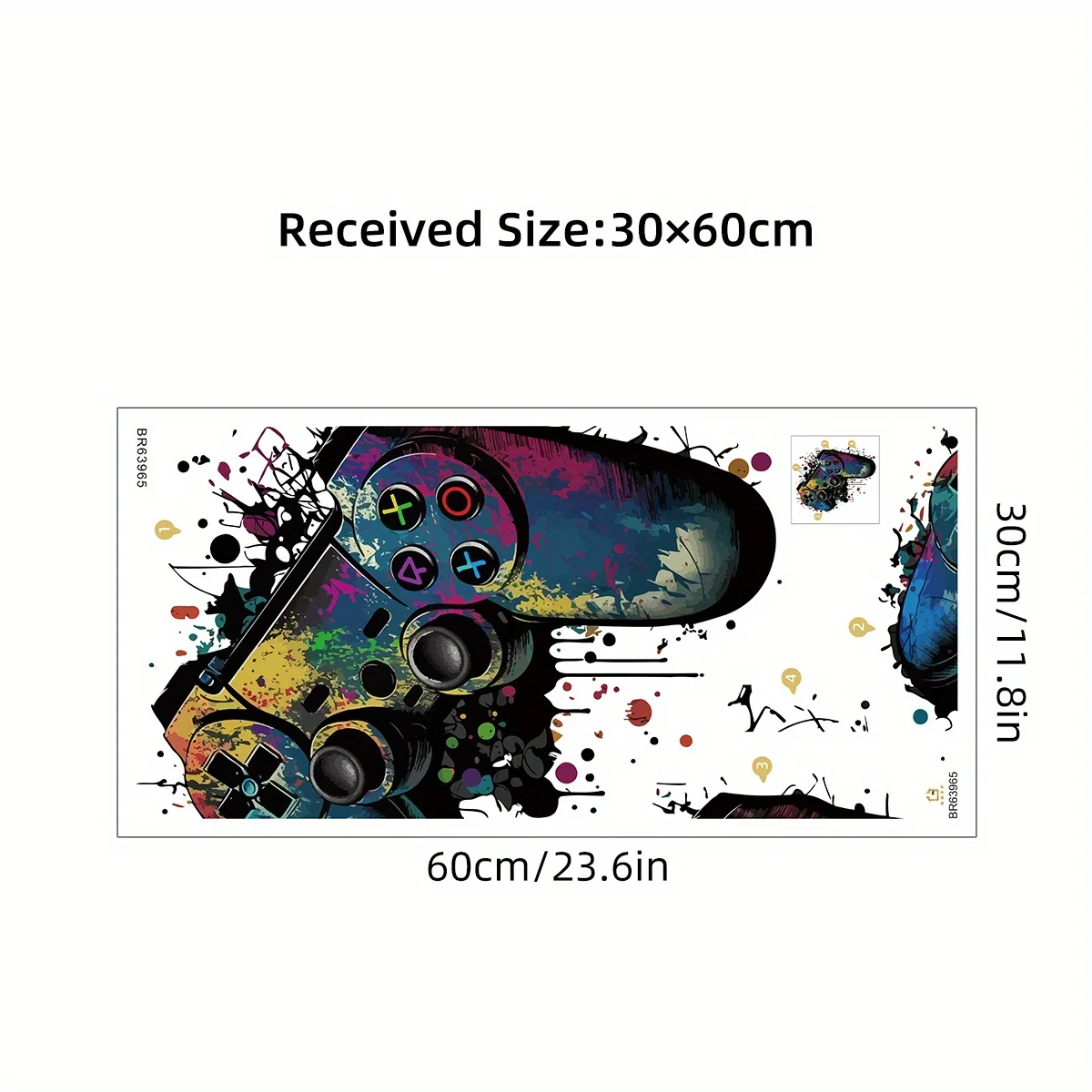 Colorful Game Mechanical Wall Stickers 6