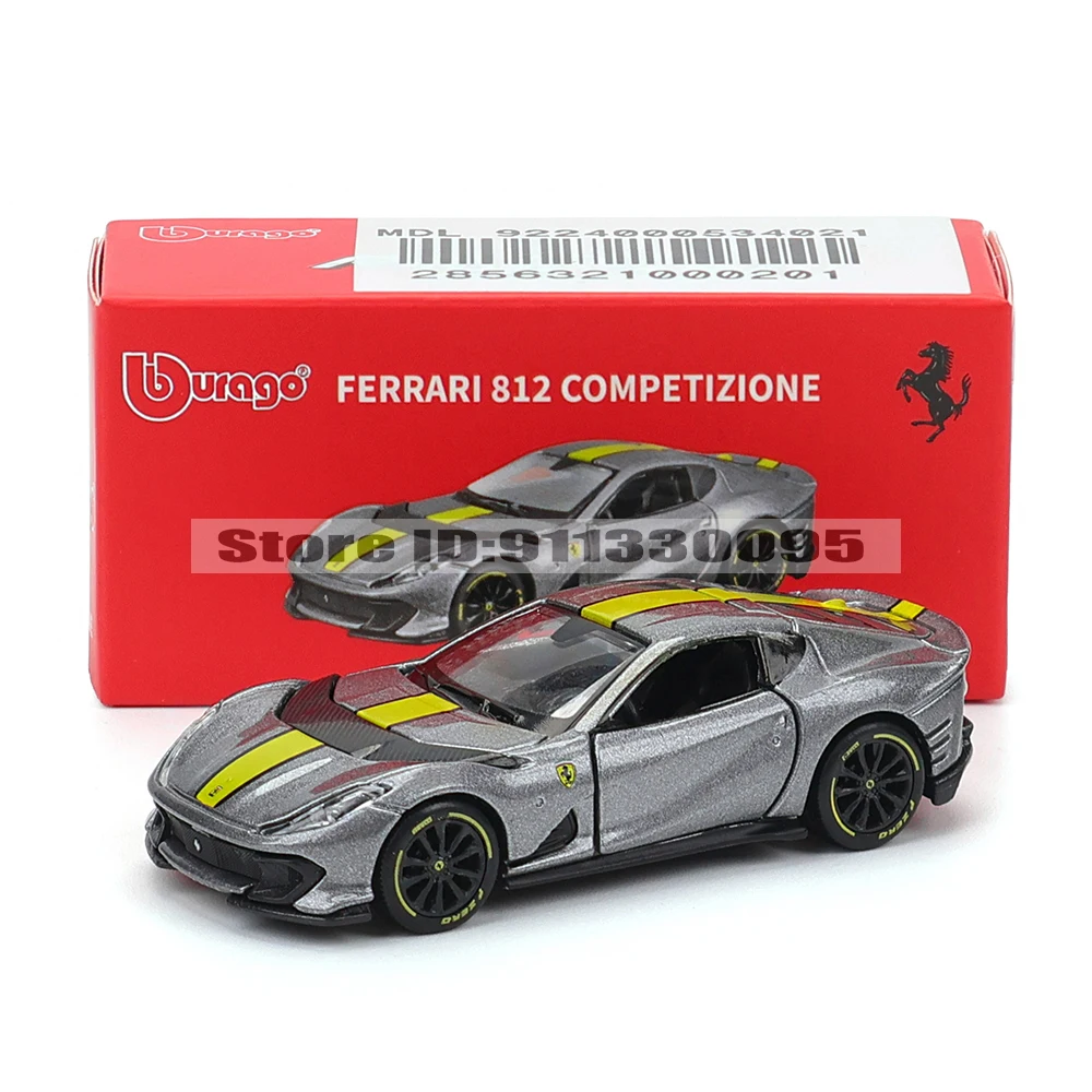 Bburago 1: 64 Ferrari series Multiple choices SP3 812 ENZO F40 F12TDF SF90 458 Car Die Casting Model Children's Gift Toy 5
