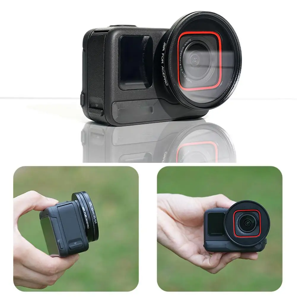 인스타 360 에이스 프로 어댑터 필터, 어댑터와 호환 가능한 필터 프레임 슬라이스, 52mm 다중 J2V9