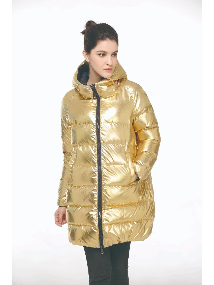 VERALBA Women's Down Jacket Long Four-color Optional Wool-necked Hat Warm Fashion Clothing 2022 Latest Model Coat Female Winter