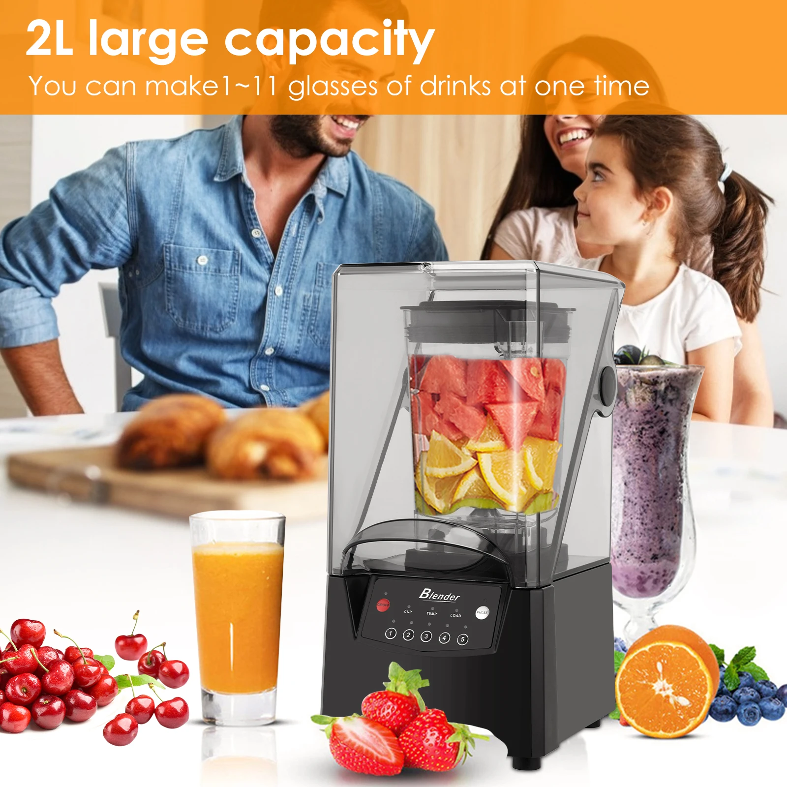 MultiFunctionalSmoothieMakerAndMixerForJuicersFruitVegetable