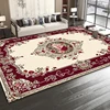 European Luxury Red Carpet for Living Room Decoration Large Carpets Customized Sofa Coffee Table Mat Non-slip Bedroom Lounge Rug 2