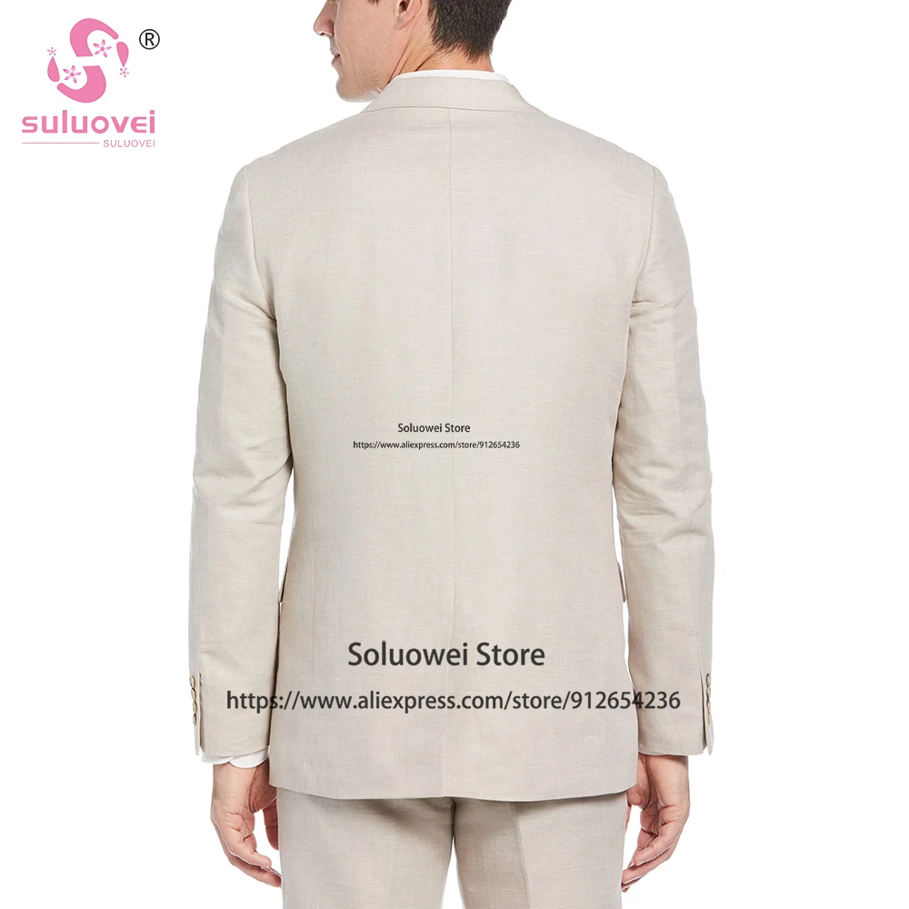 Fashion Simple Slim Fit Suits For Men 3 Piece Pants Set Groomsmens Wedding Dinner Prom Tuxedos Blazer Costume Homme Pour Mariage