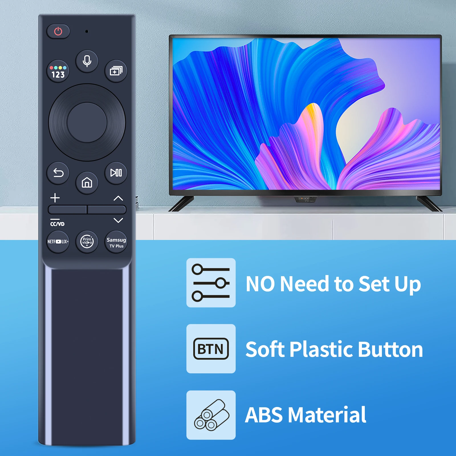 QA85QN900 삼성 스마트 TV BN59-01357B BN59-01357A BN59-01364A RMCSPA1EP1 용 오리지널 태양광 충전 음성 리모컨, 신제품