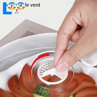 Couvercle anti-éclaboussures pour micro-ondes, couvercle de chauffage pour four domestique, couvercle transparent pour assiette, poignée, accessoires de cuisine 3