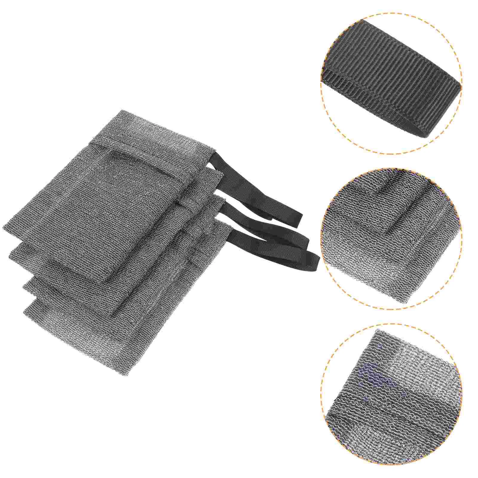 

4 Pcs Soap Bubble Mesh Bag Net Pouch Bags for Bars Sock Pouches Nylon Fiber Bathroom Accessories