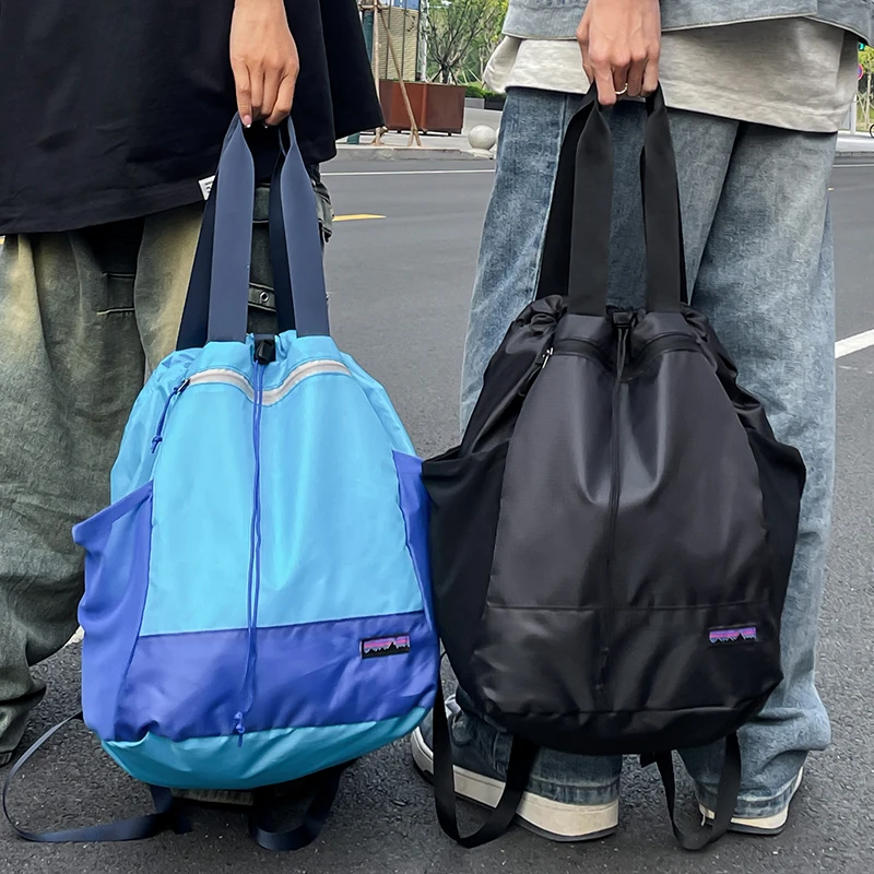 Lightweight folding backpack with large capacity, suitable for hiking, traveling, and outdoor adventures - adjustable shoulder s