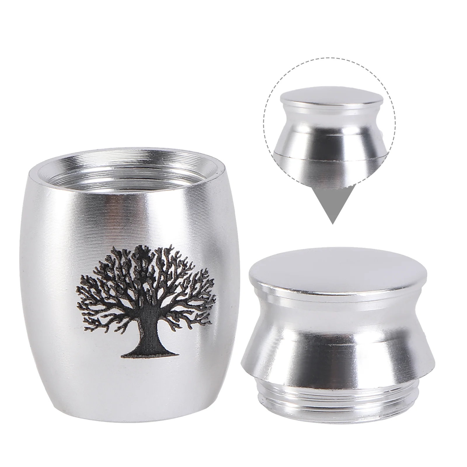 Pet Urn Animal Practical Ash Can Jar Ashtray Cinerary Casket Stainless Steel Container Cat Tank