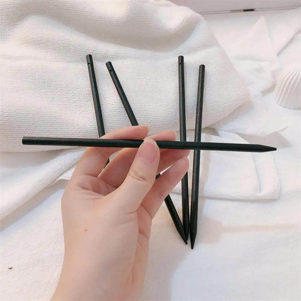 Hairpin Set Hair Bun Clips Hairpins for Women Thick Long Hair Chinese Style Black Wood Chopsticks hair clips hair accessories
