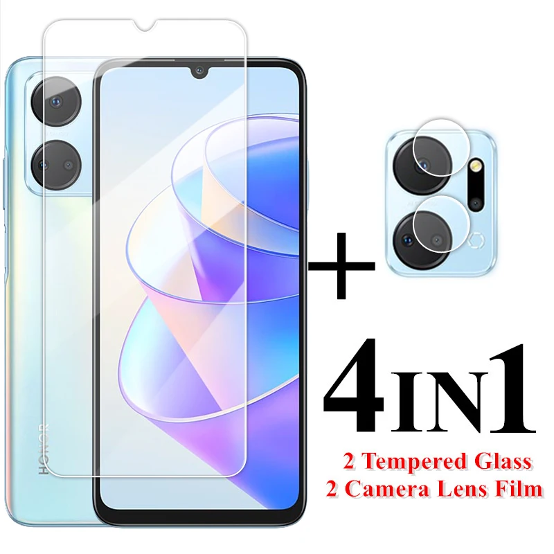 Per Honor X7A Glass 6.75 Pollici Trasparente Full Glue Screen Protector Per Honor X7A Vetro Temperato Per Honor X7A 5G Lens Film