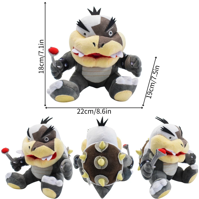 Peluche Super Mario Morton Koopa Jr Bowserotto 23cm Pupazzo Plush Da Collezione - Foto 9