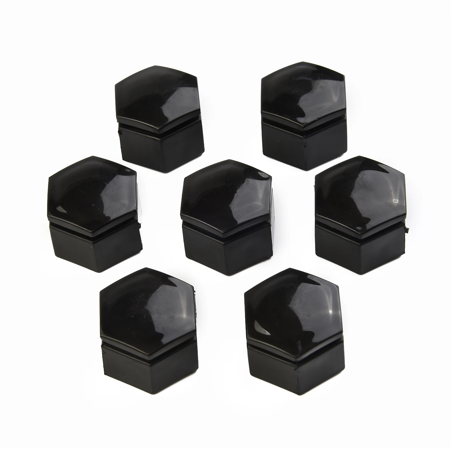 

New Practical Nut Bolt Covers Internal Diameter 22mm Polished Black ABS Plastic Black For Range Rover Insignia