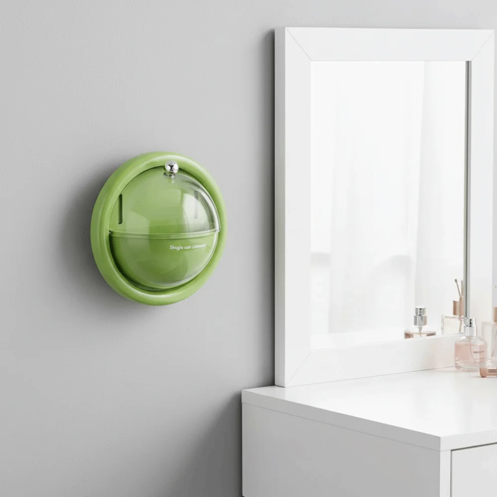 Rotating Flip Cover Single-use Essence Storage Box Dopamine Hemispherical Dust-Proof Box Plastic Compartment High-Capacity Box