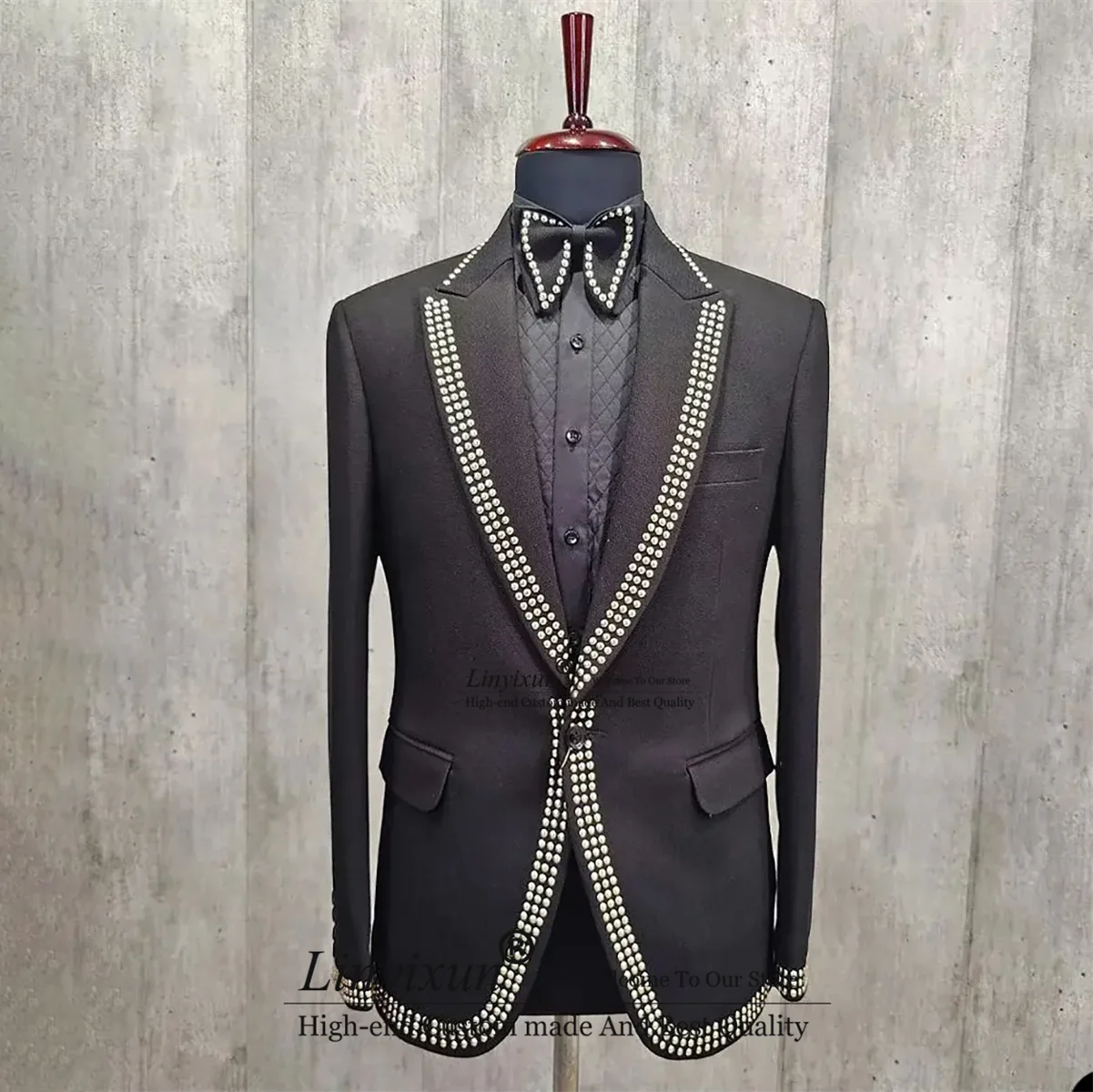 

Мужские костюмы с бисером, мужские деловые костюмы из двух предметов