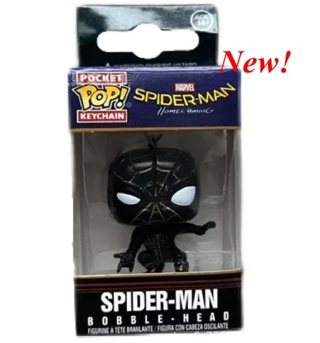 thumbnail image 1 of 2025 Los llaveros de bolsillo FUNKO más nuevos de superhéroes Iron Man Winter Soldier Spiderman V de Vendetta llavero Venom figura de acción juguetes, 1 of 5