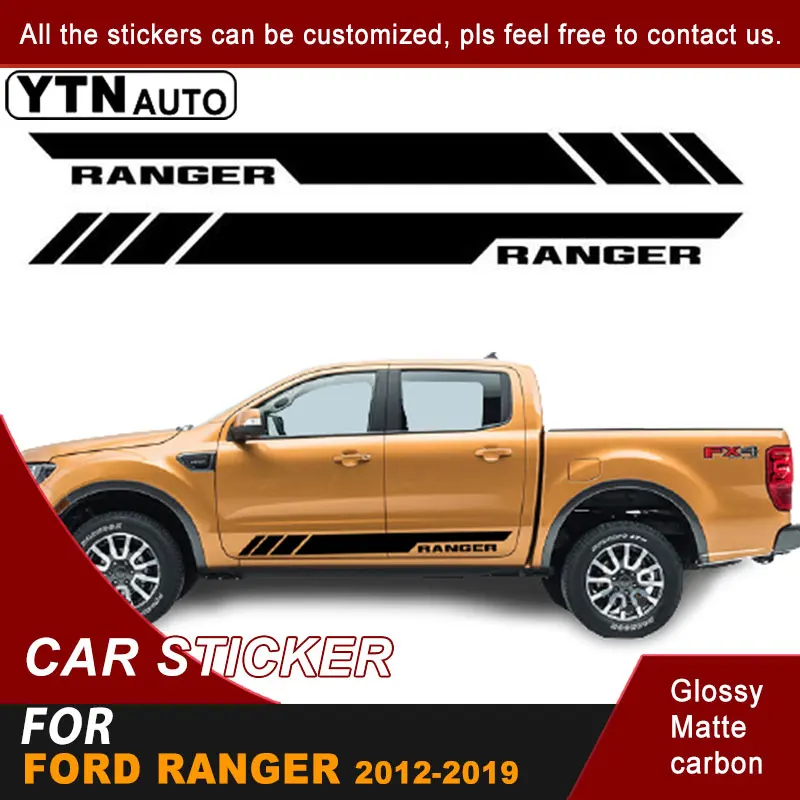 Mudslinger Side Body Sticker Graphic Vinyl Car Decals Accessories Fit For Ford  Ranger 2012 2013 2014 2015 2016 2017 2018 2019 - Car Stickers - AliExpress