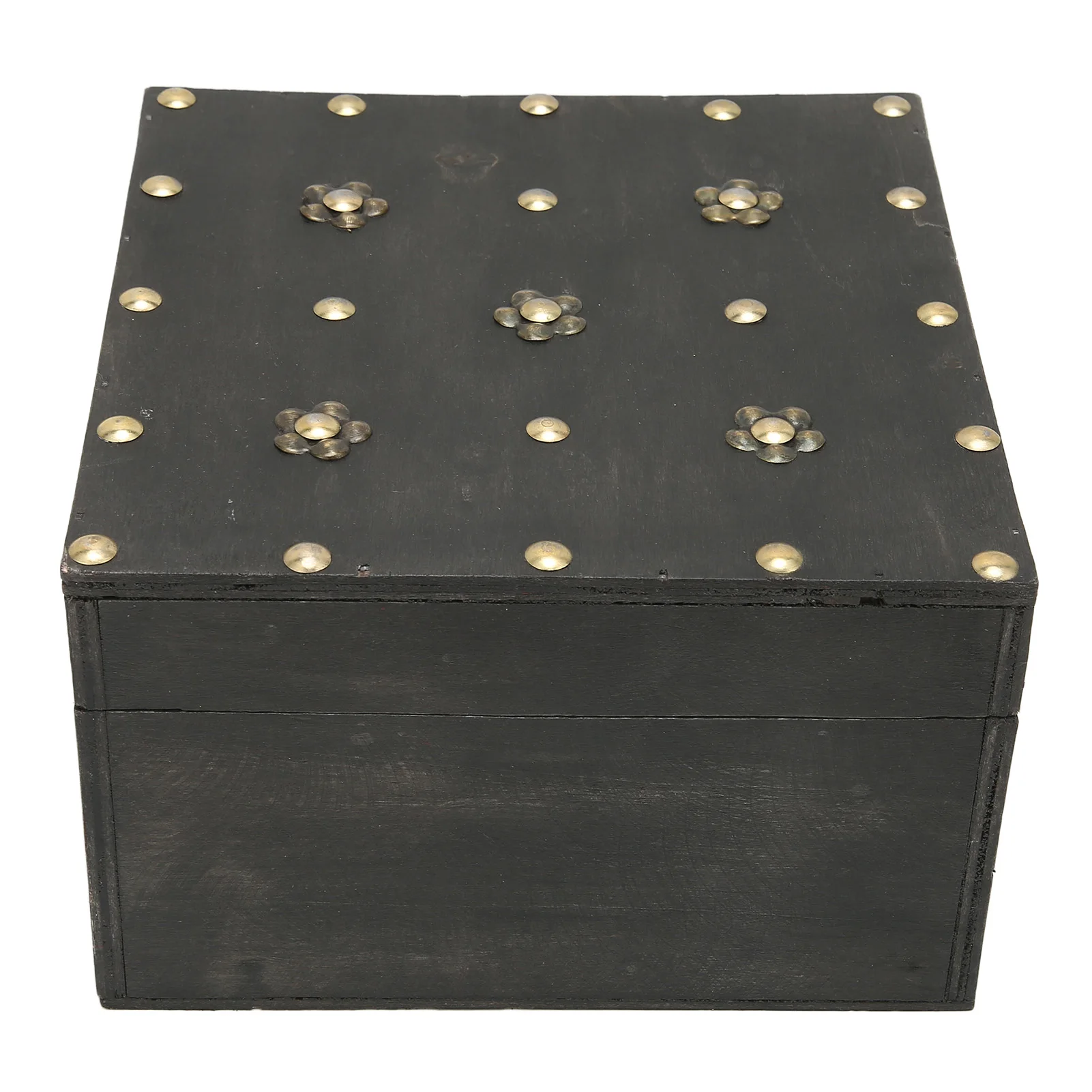 

Retro Jewelry Storage Box Wooden Elegant Necklace Bracelet Organizer Case with Lock Home Decoration W