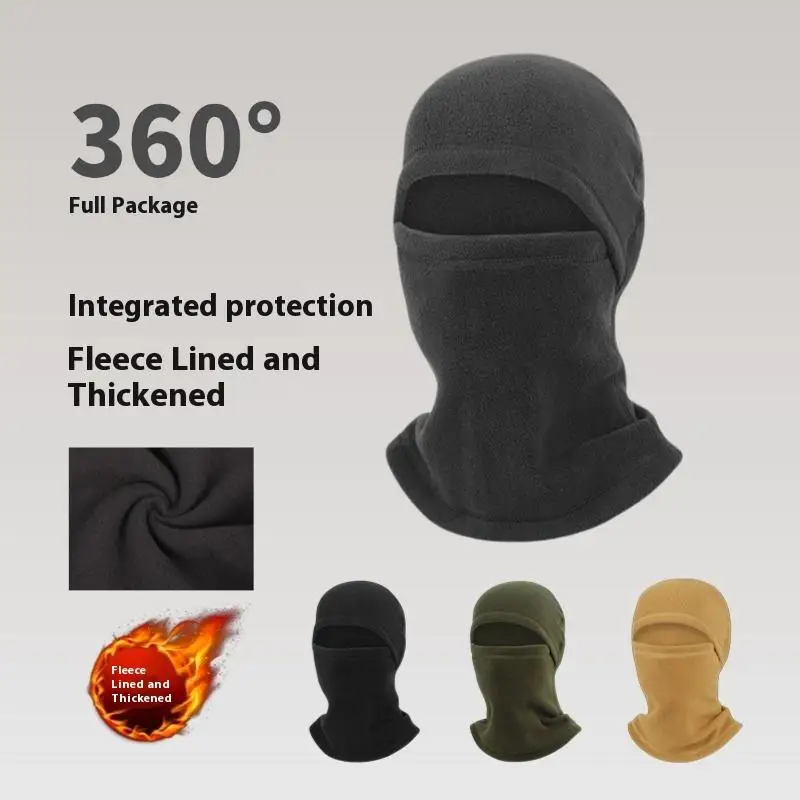 1 Stück Winter-Radmaske Thermische Winddichte Balaclava Skimaske für Männer und Frauen Warme Polar-Fleece Outdoor-Sport Motorrad-Gesichtsmaske – Detail 1