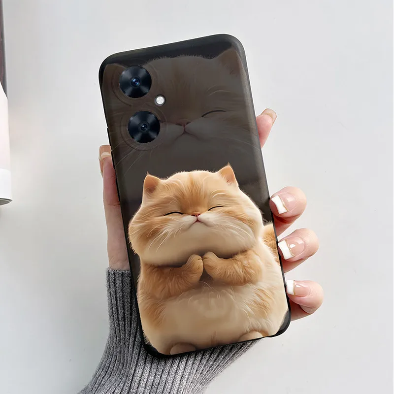 Cute Cartoon Black Cat and Puppy Dog Soft Silicone Phone Case