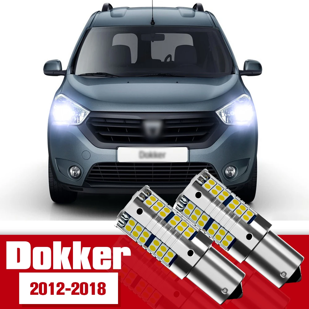 

2pcs LED Accessories Daytime Running Light DRL For Dacia Dokker 2012 2013 2014 2015 2016 2017 2018