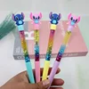 Gel Pens 0.5mm Black 12/24pcs Disney Neutral Pen Cartoon Stitch Students Writing Offices Stationery School Supplies Wholesale 1