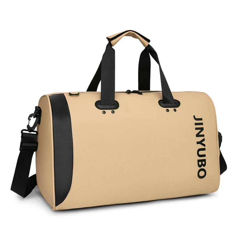 Large Capacity Travel Bag, Men's Large Handbag, Dry-Wet Separation Bag, Sports Fitness Bag, Outdoor Adventure Casual Style