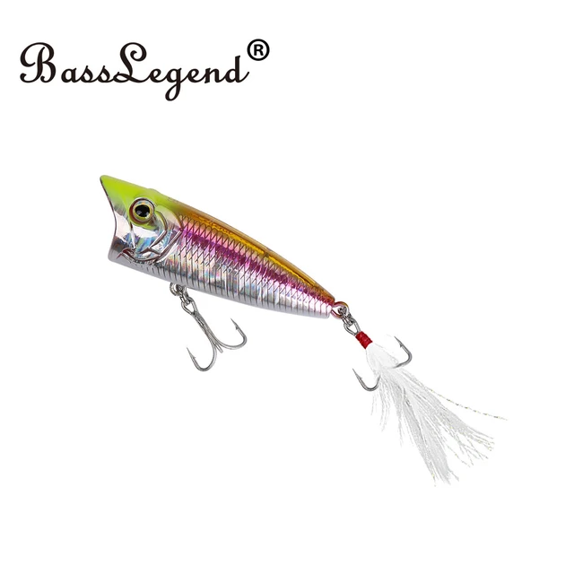 Basslegend Japan Topwater Walker Surface Popper Walk The Dog Wtd Pop  Wobbler Louder Bass Pike Zander Lure 60f - Fishing Lures - AliExpress