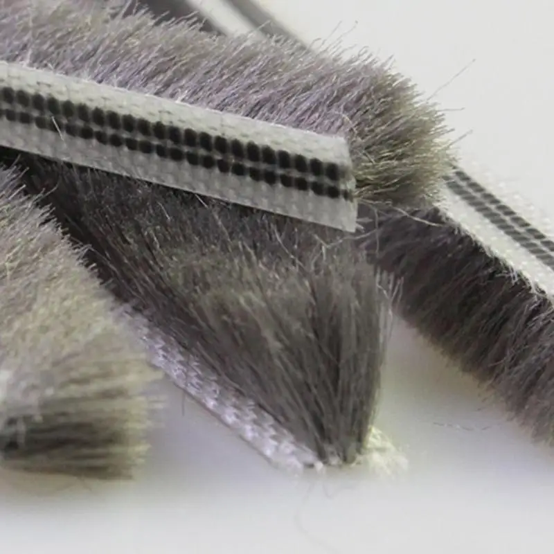 

10M Seal Strip Hairy Seal Brush Pile Casement Sliding Door Weather Strip Draught Excluder Sound Insulation Strip Door Protector