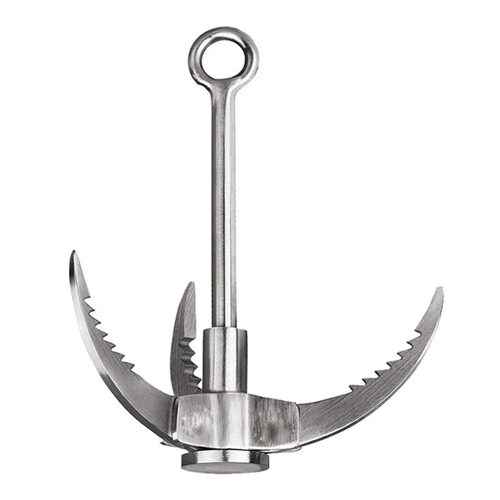 

Outdoor to Climb Rock Climbing Hook Flying Tiger Claw Tool Camping Stainless Steel Hiking Grappling for
