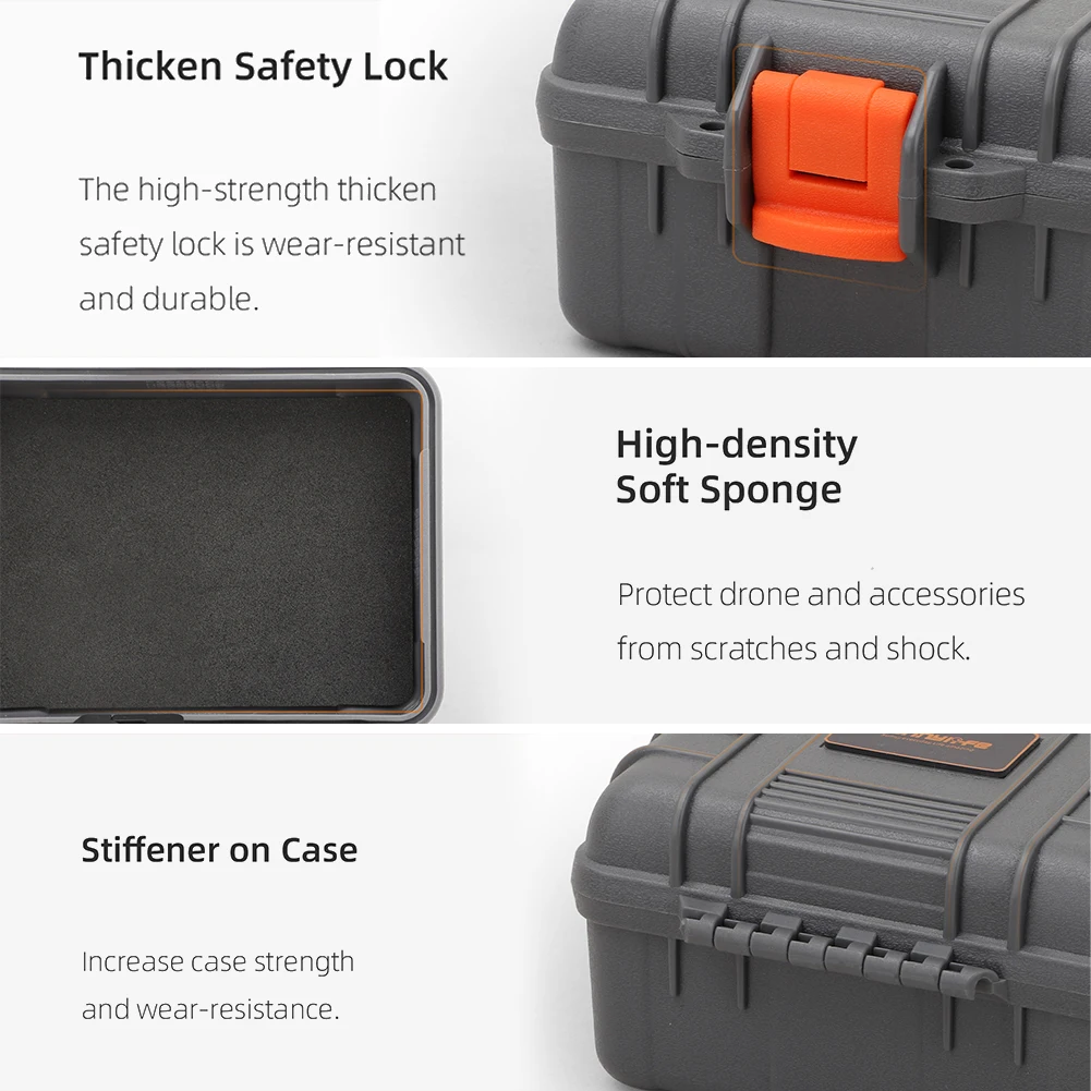 Mini Carrying Case Waterproof Hard Case Portable Safety Protection Box for DJI OSMO ACTION 5Pro/4/3 Accessories