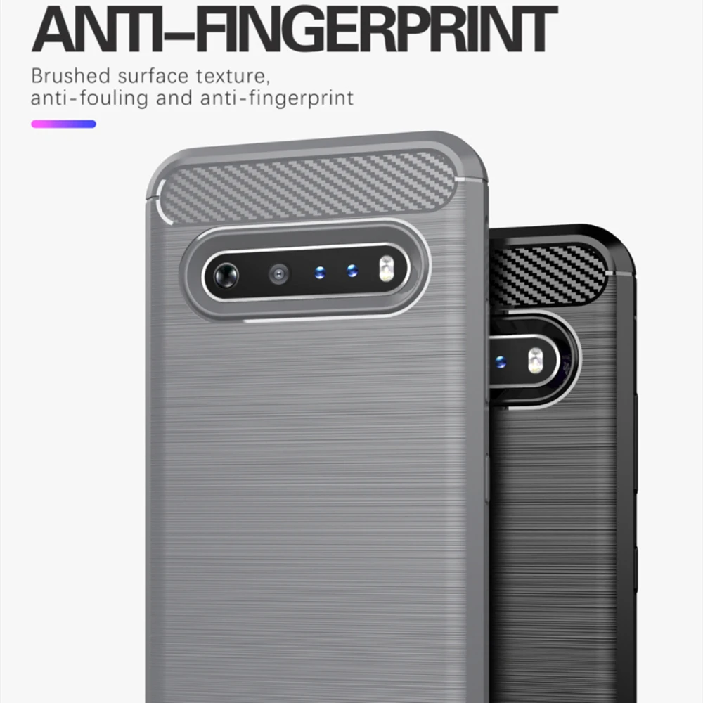 Shockproof Bumper TPU Business Fiber Soft Phone Case Cover