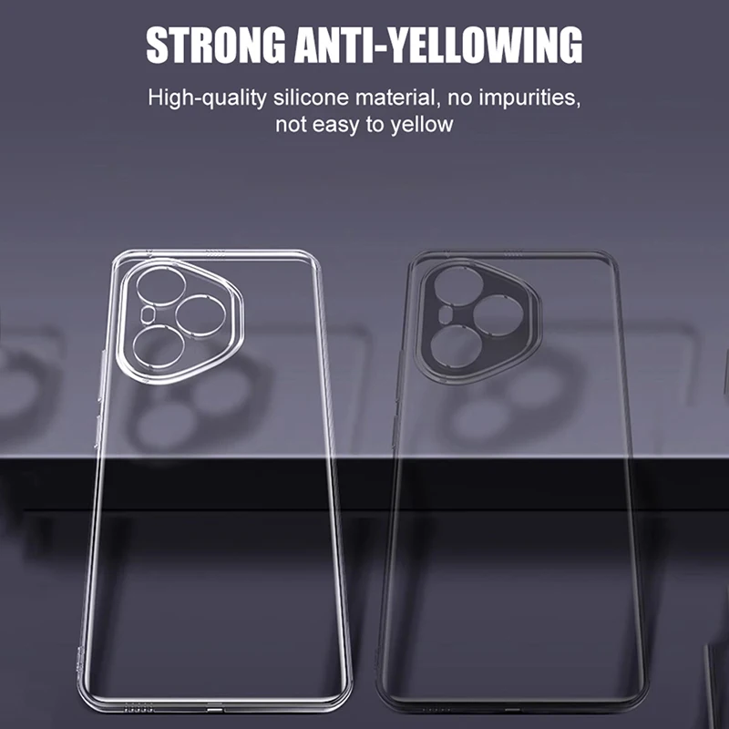 Luxury Clear Silicone Soft Case - Ultra Thin Transparent Back Cover Coque