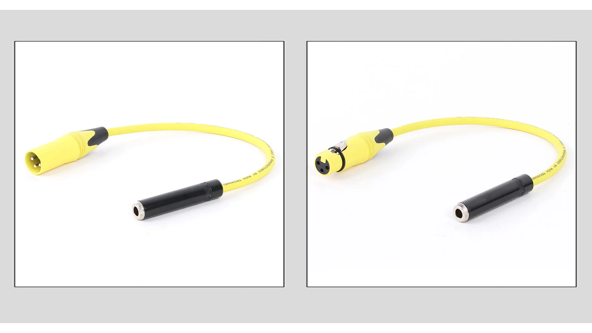 1pcs Spezialität 6,35mm 0,3 Zoll Stereo trs Buchse zu 3pin xlr Buchse/Stecker Audio kabel für Gitarren mikrofone M-15M – Detail 5