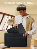 Housse de protection EVICIV pour ordinateur portable 24 pouces, 360°, avec poignée, pour ordinateur de bureau 23-24,5 pouces, sacoche de voyage, sac à main 5