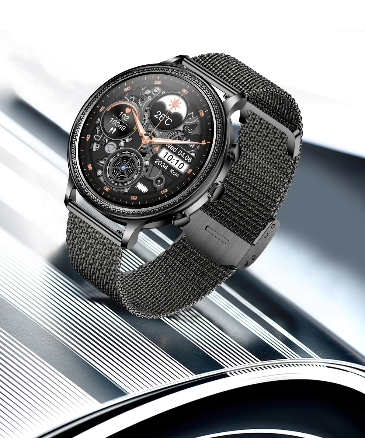 

Смарт-часы V60 мужские/женские водонепроницаемые с поддержкой Bluetooth и Пульсометром