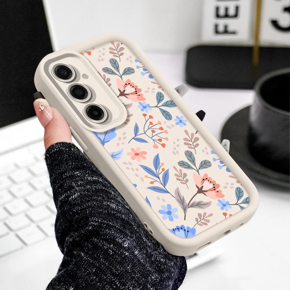 Warm Floral Staircase Soft Phone Case Cover