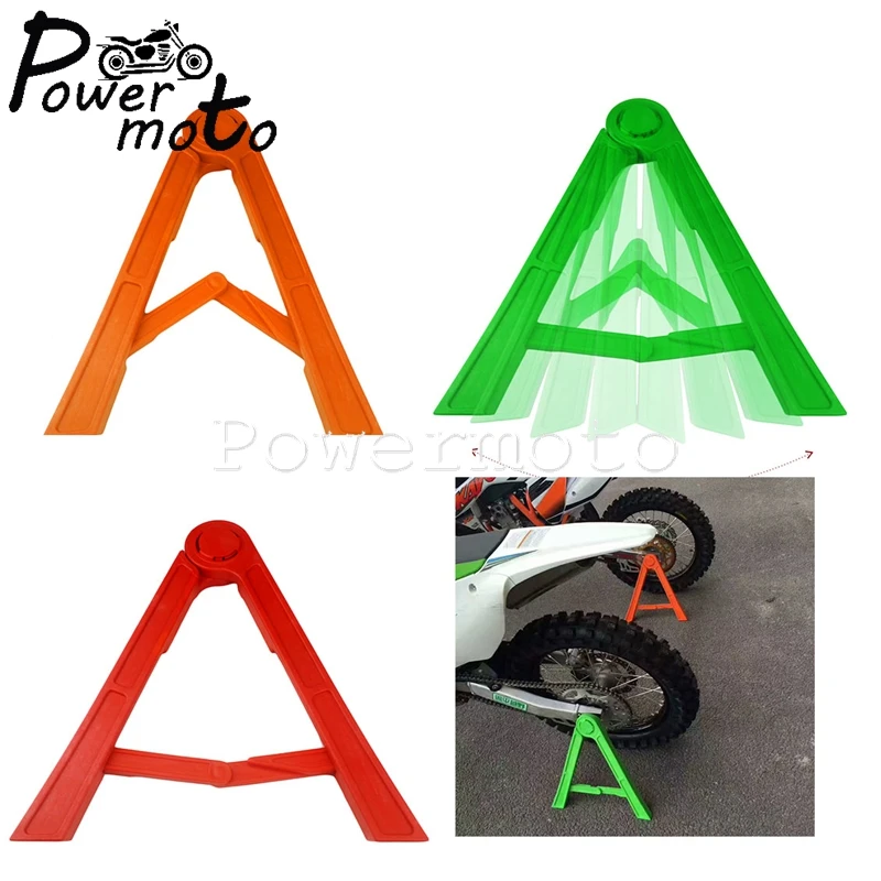14mm18mmUniversalPlasticMotorcycleTriangleTripodKickstandSide