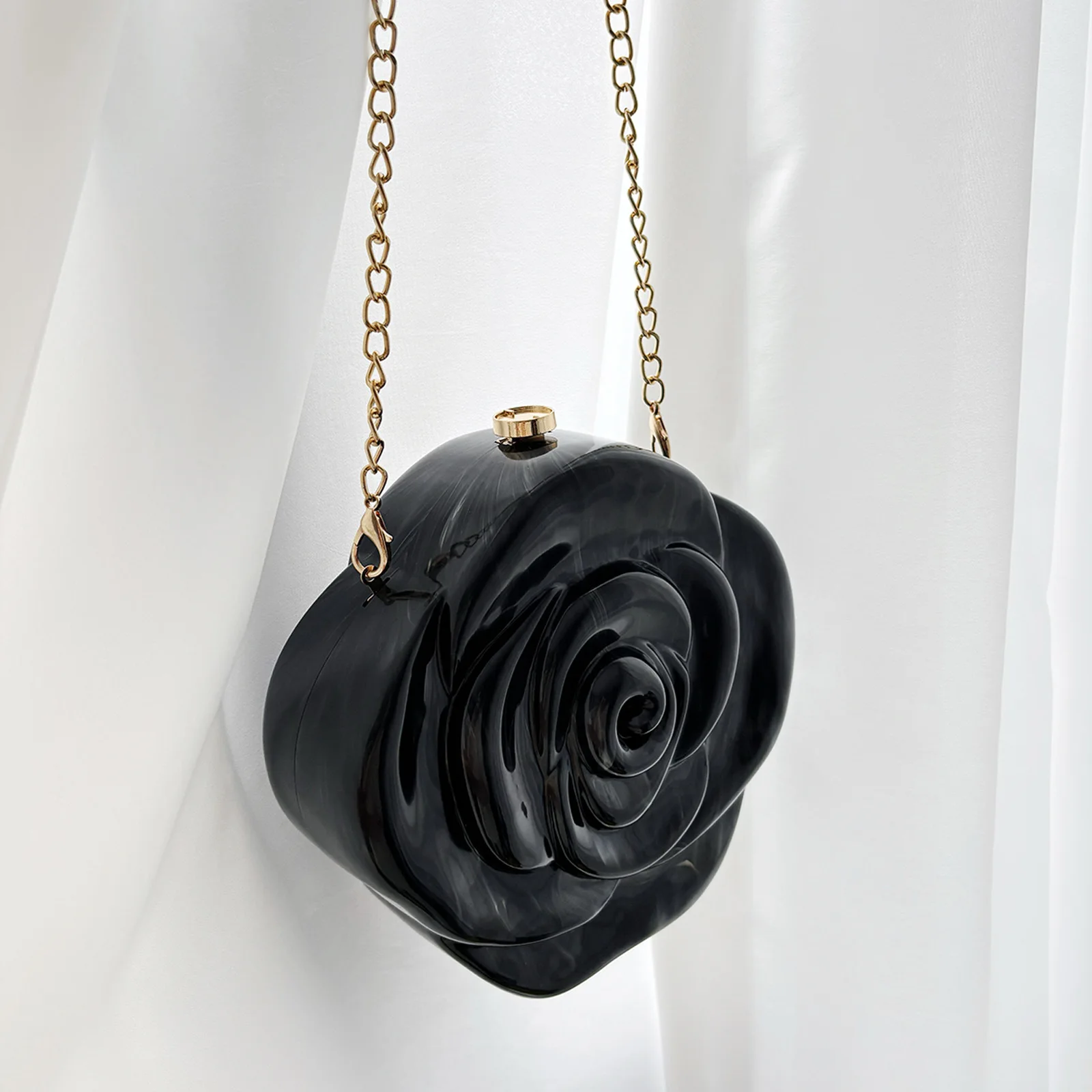 NEW Bags For Women Wallets Acrylic flower Crossbody Summer Beach Shoulder Bag Wedding Evening Novelty Luxury Designer Handbags