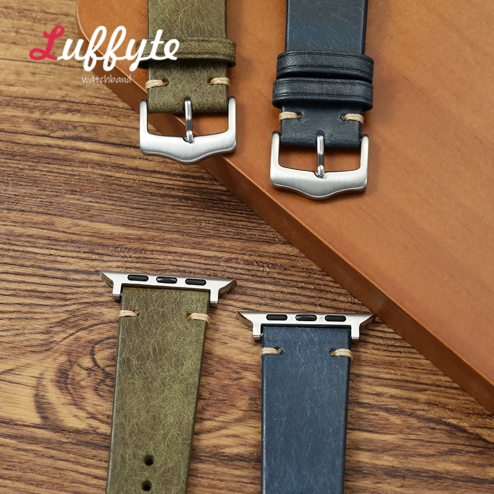 Vintage Genuine Leather Cowhide Watch Straps – Premium Quality Watchband