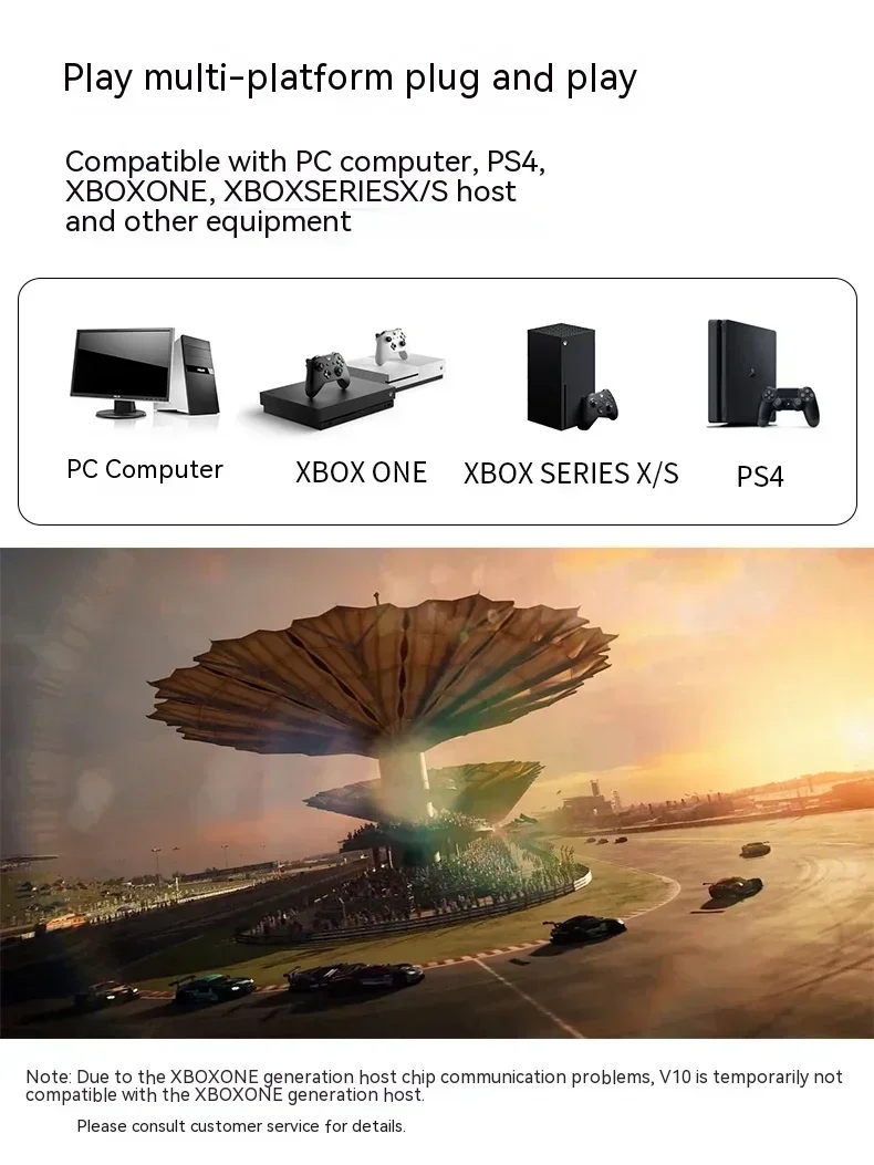 PXN 게임 스티어링 휠 컨트롤러, 유선 힘 피드백, 900 회전 각도, PS3, PS4, 스위치, Xbox 선물, V10