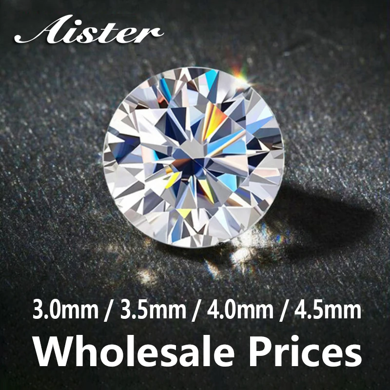 0.1-1.0Ct 1/5/10/20 Prezzi Piccole Dimensioni Moissaite Pietra Sciolta D Colore Vvs1 Pass Diamond Tester Per La Creazione Di Gioielli Moissanite