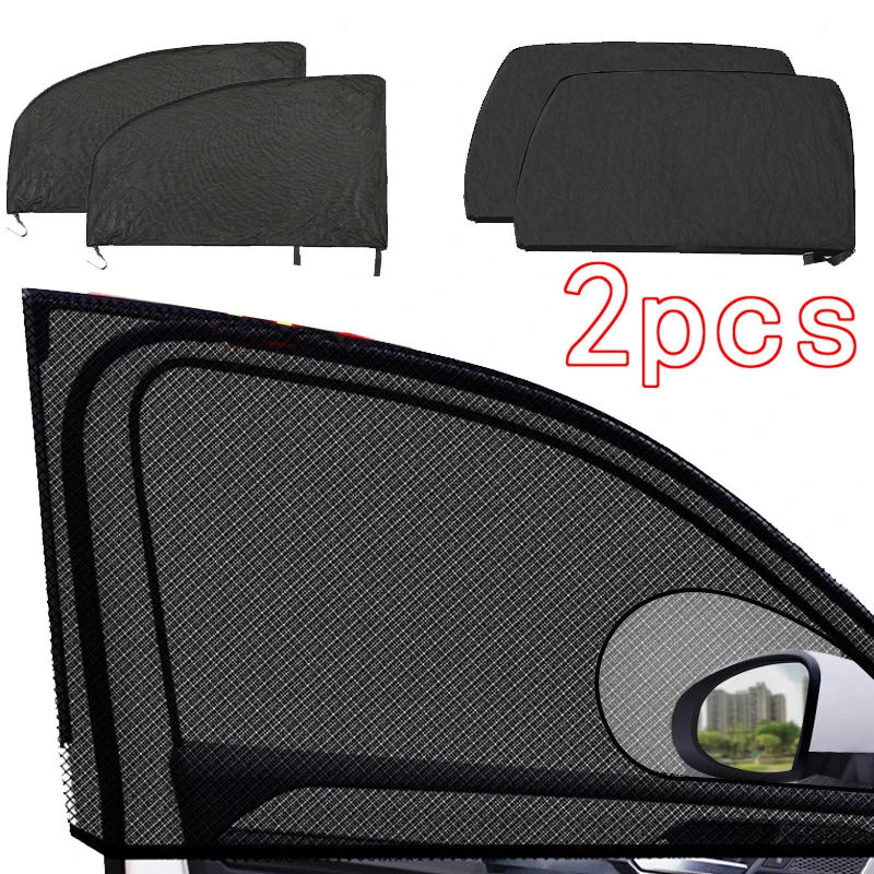 thumbnail image 2 of DYEKNEE 4 PCS Car Window Sunshade - Foldable Front & Rear Side Window Covers, Silver Heat Insulation 2 of 9