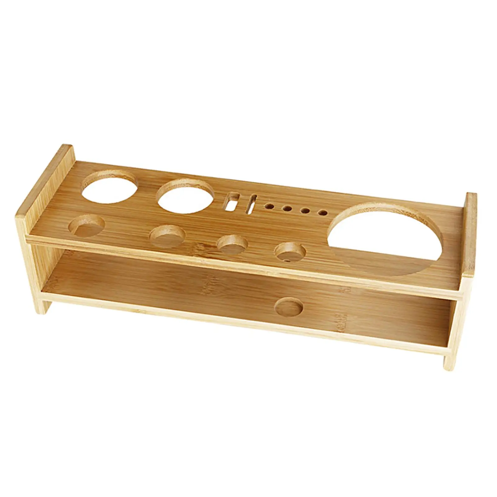 Cocktail Bartending Set Wooden Stand Desktop Practical Cocktail Shaker Rack